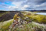 Veidivotn Lake, Highlands of Iceland