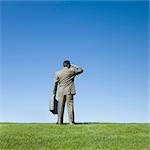 man holding a briefcase