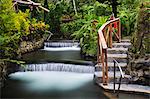 Costa Rica, Alajuela, La Fortuna. Hot Springs at The Tabacon Grand Spa Thermal Resort.