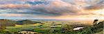 United Kingdom, England, North Yorkshire, Sutton Bank. The view from Sutton Bank was reputedly quoted by the artist William Turner as the 'finest view in England.