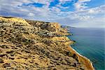 Red Beach in Matala, Crete, Greece, Europe