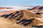 Africa, Namibia, Namib Desert, Sossusvlei. The arid landscape of Sossusvlei.