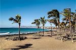 Beach Playa Grande, Puerto del Carmen, Lanzarote, Canary Islands, Spain