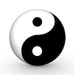 Illustrated Yin and Yang symbol