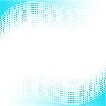 Beautiful blue vector abstract background with halftone effect