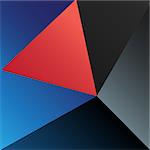 abstract graphics background of different large triangles