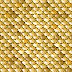 Seamless gold polygonal river fish scales. A sample of fish scales pattern for packaging design, corporate identity or tissue. Vector illustration eps 10. RGB colors.