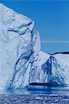 Iceberg and ice floes, Arctic Ocean, Greenland