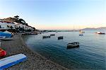 Kokkari at sunset, Samos, North Aegean islands, Greek Islands, Greece, Europe