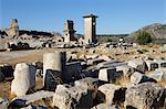 Harpy monument and Lycian tomb, Xanthos, Kalkan, Lycia, Anatolia, Turkey, Asia Minor, Eurasia