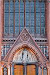 Close-up of St Augustine and St John The Baptist Catholic Church (John's Lane Church) Dublin, Republic of Ireland