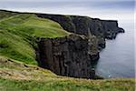 Trail to the Cliffs of Moher from coastal village of Doolin, Republic of Ireland