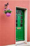 Close-up of doorway, Kinsale, Republic of Ireland