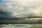 Dark Clouds over Rough Sea, Majorca, Balearic Islands, Spain