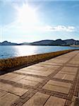 Promenade on Sunny Day, Majorca, Balearic Islands, Spain