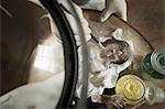 Sculptor works on a Jesus Christ statue at workshop, Bavaria, Germany