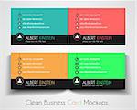 Modern Business Card Mockup for your corporate cards backgrounds or personal card layouts.