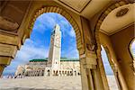 Hassan II Mosque in Casablanca, Morocco.
