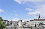 Piazza Vittorio Veneto and Mole Antonelliana, Turin, Piedmont, Italy