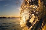 Barrelling wave, Hawaii, USA