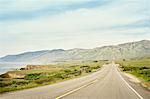 View of highway 1 and coastline, Big Sur, California, USA