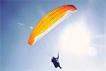 Person parachuting