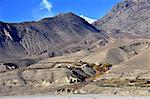 Kali Gandaki river valley. Kagbeni. Nepal.