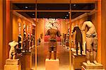 Camdodia, Siem Reap Province, Siem Reap Town, Angkor National museum, the Gallery G named "Room of ancient costumes"