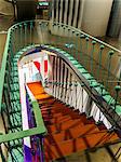 Stairs in the Atomium in Brussels