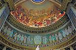 France,Paris. 8th arrondissement. Madeleine Church. Heart. The High Altar. Sculpture "The Ecstasy of Saint Mary Magdalene" by Marochetti. In the background, "Mosaic Lameire" and "History and glorification of Christianity" by Ziegler.