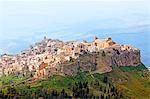 Italy. Sicily. City view from Enna Calascibetta.