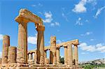 Italy. Sicily. Valley of the Temples. The Temple of Juno