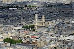 Europe, France, Paris, aerial view of the church of Saint-Sulpice
