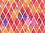 Vector Seamless Hand Drawn Checked Pattern