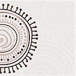 Tribal ornament background