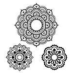 vector ornament - orient traditional style isolated on white