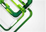 Abstract green geometric corporate background. Vector design
