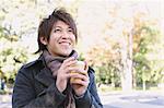 Young man with coffee