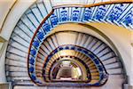 Spiral Staircase at Courtauld Gallery, Westminster, London, England, United Kingdom