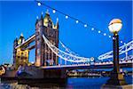 Tower Bridge at Dusk, London, England, United Kingdom