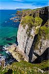 Cliffs at Magheracross, County Antrim, Northern Ireland, United Kingdom