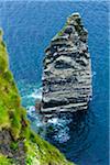 Close-up of rock formations, Cliffs of Moher, County Clare, Ireland