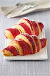 Strawberry croissants