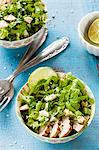 Fruity tuna fish salad with limes