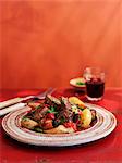 Caldereta Del Condado (braised lamb with vegetables, Spain)