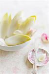 Chicory and edible petals