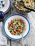 Mixed vegetable risotto