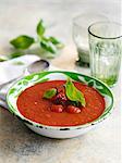 Tomato soup with basil