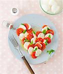 A Caprese heart for Mother's Day