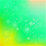 Abstract Sun Green Background for Your Design